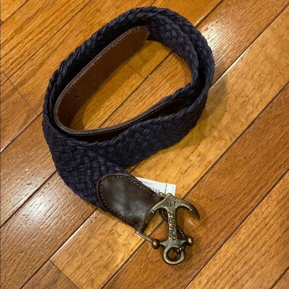 Polo Ralph Lauren Blue Anchor Belt Sz 38.  NWOT - Picture 1 of 4